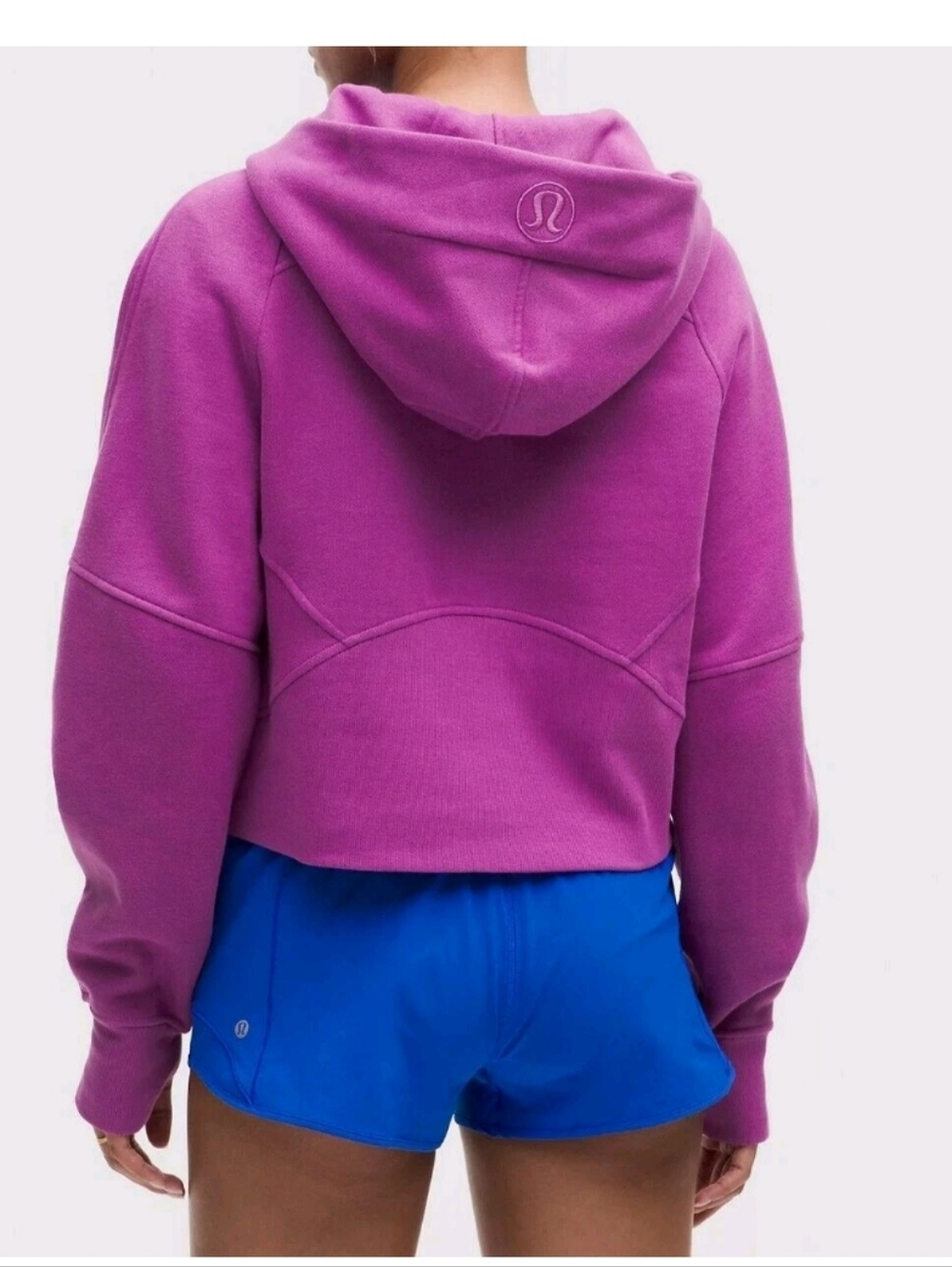 Lululemon Scuba Pink Zip-Up Crop Hoodie - Picture 11 of 13